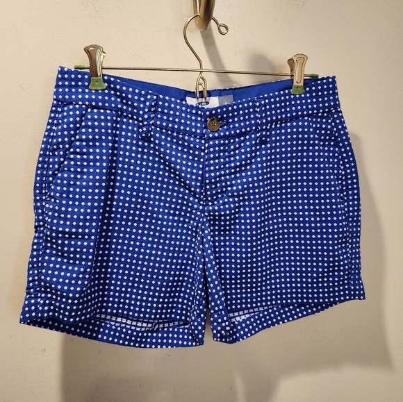 Old navy royal blue polka Dot short size 0 - Picture 1 of 7